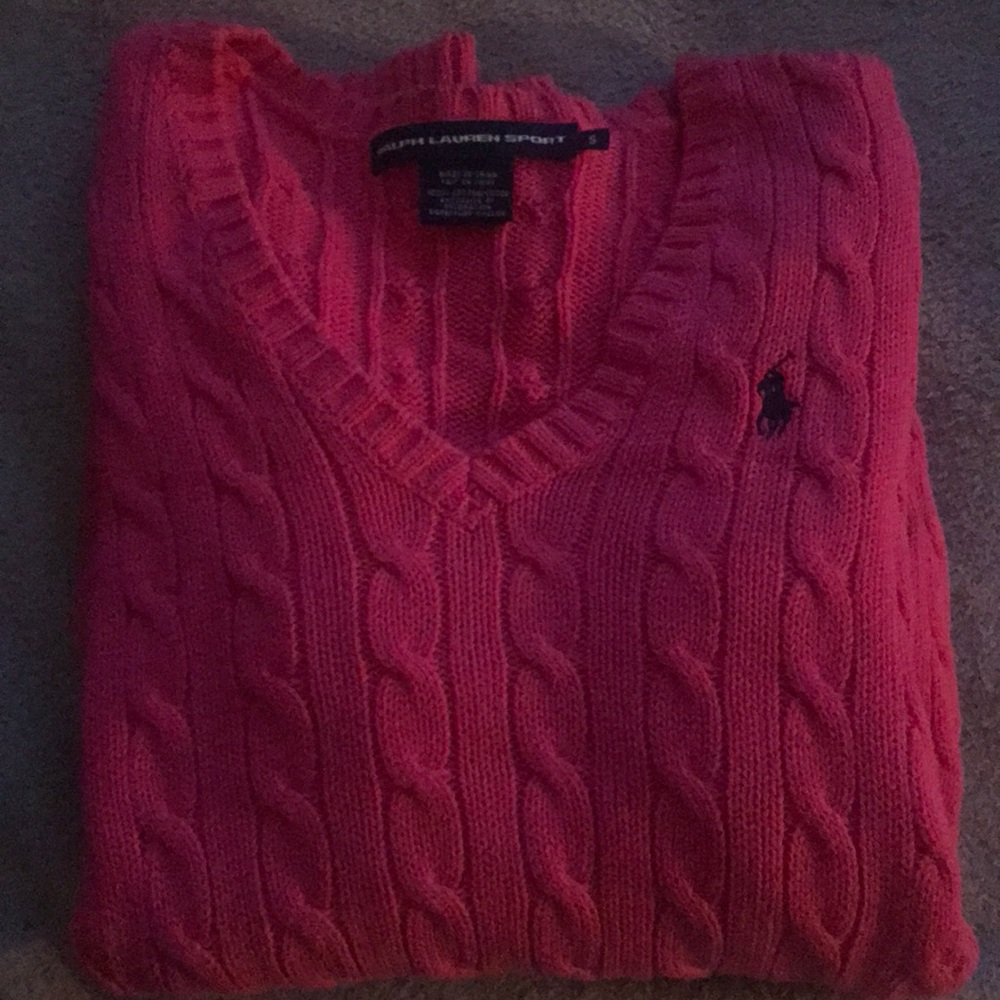 Pink Ralph Lauren Sweater - Picture 1 of 1